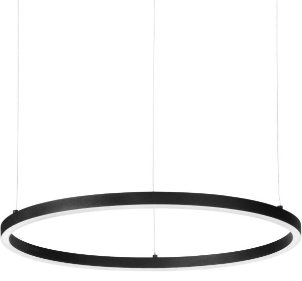 Ideal Lux - závesný LED luster ORACLE SLIM LED/29W/230V 4000K pr. 50 cm čierny