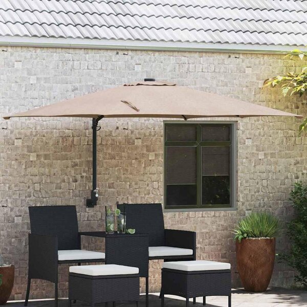 Maison Exclusive – záhradný slnečník, rozmer 248,5 x 247,5 x 160 cm, materiál: polyester a oceľ