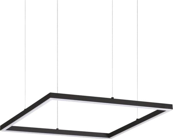 Ideal Lux - LED luster na lanku ORACLE SLIM LED/33W/230V 3000K 50x50 cm čierny