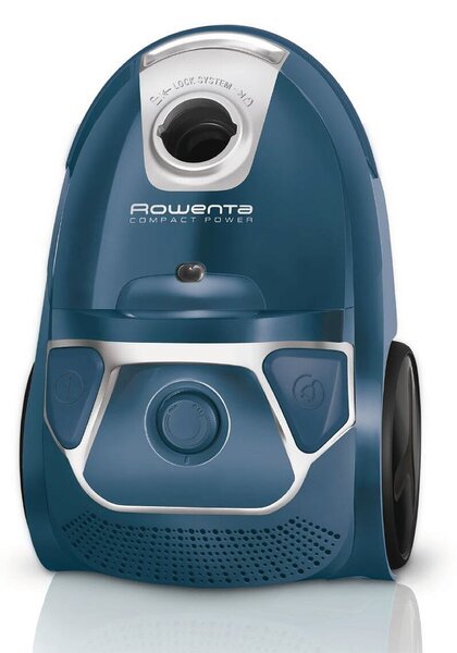 Compact Power 900W Parquet Vreckový vysávač, strieborná/modrá ROWENTA RO3950EA