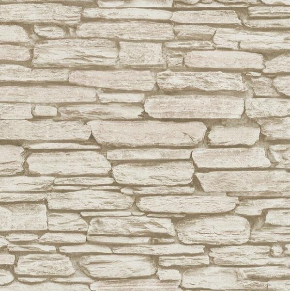 Vliesové tapety na stenu Belinda 6721-30, kameň ukladaný hnedý, rozmer 10,05 m x 0,53 m, Novamur 81903