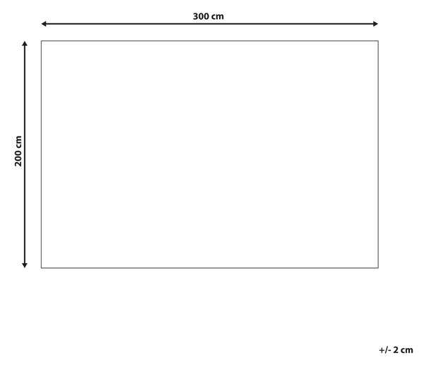 Koberec béžový jutový 200 x 300 cm pletený ručne vyrobený s vyrezávaným vzorom prírodný textil boho štýl