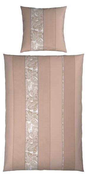 POSTEĽNÁ BIELIZEŇ, satén, béžová, 135/200 cm Dieter Knoll - Online Only bytové doplnky, Online Only