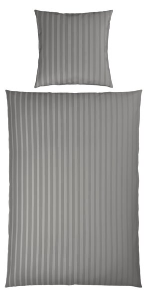 POSTEĽNÁ BIELIZEŇ satén strieborná 135/200 cm Dieter Knoll - Online Only bytové doplnky, Online Only
