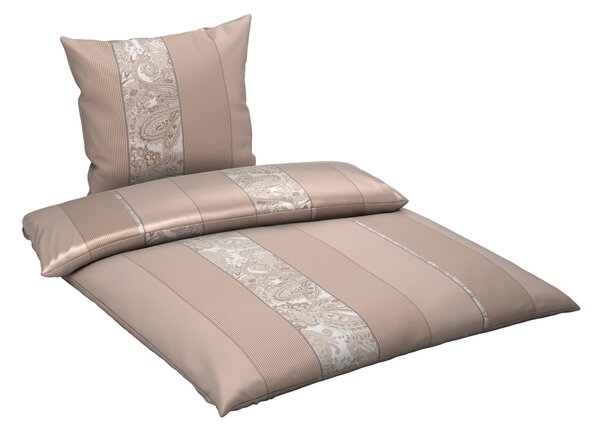POSTEĽNÁ BIELIZEŇ, satén, béžová, 135/200 cm Dieter Knoll - Online Only bytové doplnky, Online Only