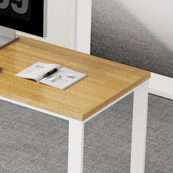 Kancelářský stůl Houseland Nuvia Home 05 140 cm dub/bílý