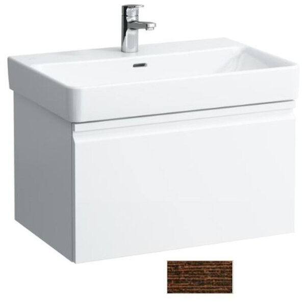 Kúpeľňová skrinka pod umývadlo Laufen Pro S 66,5x45x39 cm wenge H4834510964231