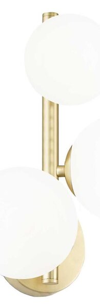Ideal Lux - LED Nástenné svietidlo PERLAGE 3xG9/3W/230V zlatá/biela