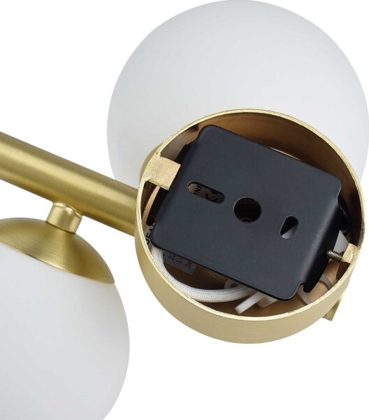 Ideal Lux - LED Nástenné svietidlo PERLAGE 3xG9/3W/230V zlatá/biela