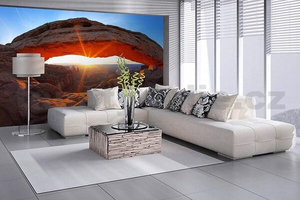 Vliesové fototapety, rozměr 375 cm x 250 cm, skalní oblouk, DIMEX MS-5-0053