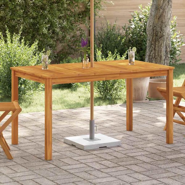 Maison Exclusive - Záhradný stôl 140x80x74 cm Masívne drevo Acacia