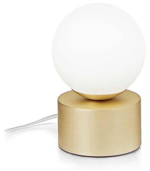Ideal Lux - LED Stolná lampa PERLAGE 1xG9/3W/230V zlatá/biela