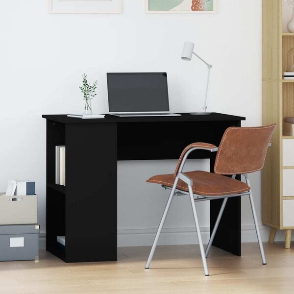 Maison Exclusive - písací stôl čierny 100x55x75 cm drevený materiál