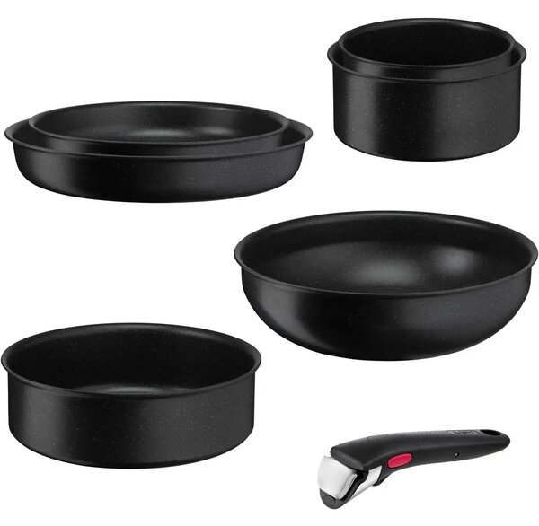 Ingenio Black Stone Súprava riadu, 7 ks TEFAL L3998702