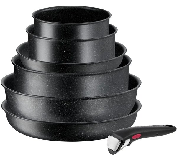 Ingenio Black Stone Súprava riadu, 7 ks TEFAL L3998702