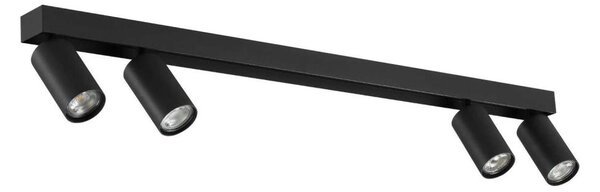 Ideal Lux - LED Bodové svietidlo PROFILO 4xGU10/7W/230V čierna