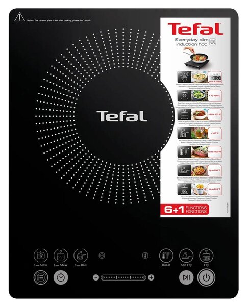 Everyday Slim Prenosná indukčná varná doska, čierna TEFAL IH2108E1
