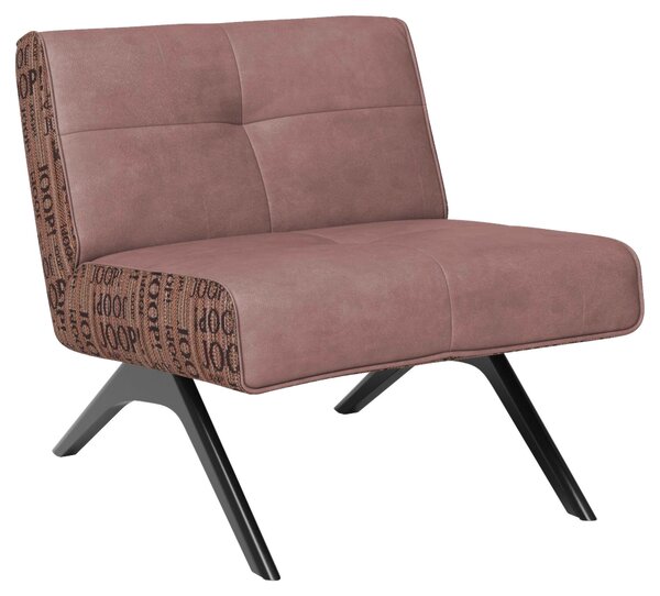 KRESLO, textil, koža, staroružová Joop! - Kreslá