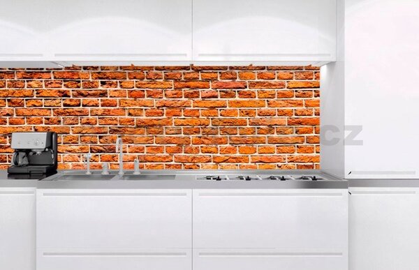 Samolepiace tapety za kuchynskú linku, rozmer 180 cm x 60 cm, staré tehly, DIMEX KI-180-087