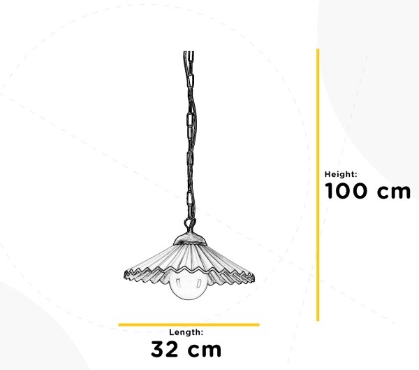 ONLI - Luster na reťazi ROSINA 1xE27/22W/230V