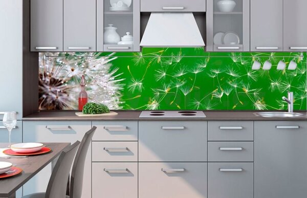 Samolepící tapety za kuchyňskou linku, rozměr 260 cm x 60 cm, pampelišky, DIMEX KI-260-012