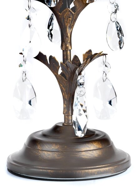 ONLI - Stolná lampa TERESA 1xE14/6W/230V bronzová