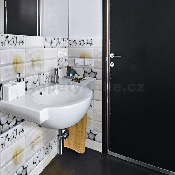 Obkladové panely 3D PVC TP10014010, rozměr 955 x 480 mm, mušle a kameny, GRACE