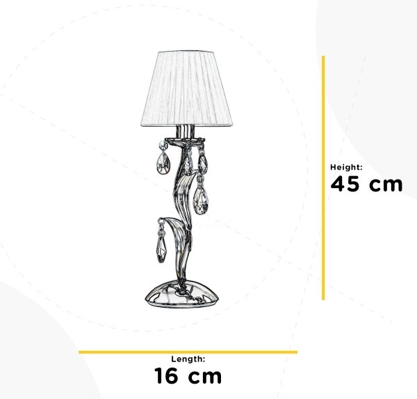 ONLI - Stolná lampa JACQUELINE 1xE14/6W/230V