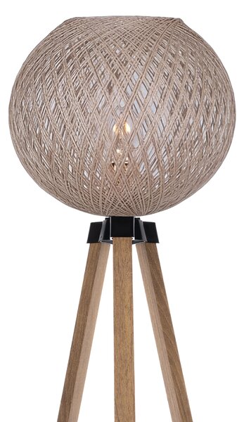 Opviq Stojaca lampa Joshua hnedá
