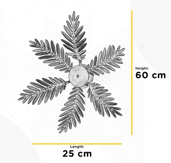 ONLI - Stropné svietidlo FELCE 3xE14/6W/230V bronzová