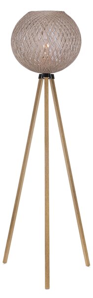 Opviq Stojaca lampa Joshua hnedá