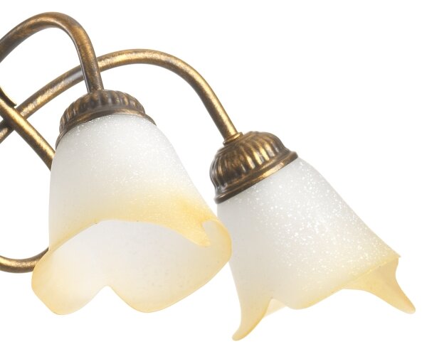 ONLI - Luster na reťazi DOPPIO GIRO 5xE14/6W/230V bronzová