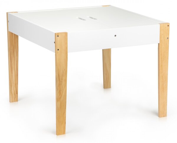 Detský stolík s 2 stoličkami Ecotoys Patrys biely