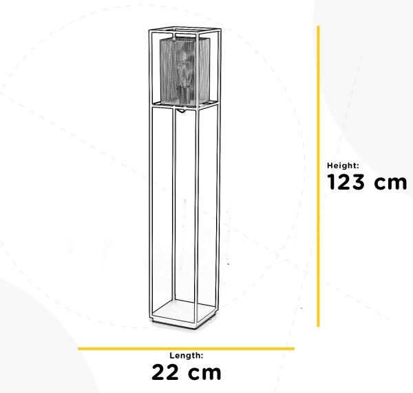 ONLI - Stojacia lampa MALIK 1xE27/22W/230V zlatá/čierna
