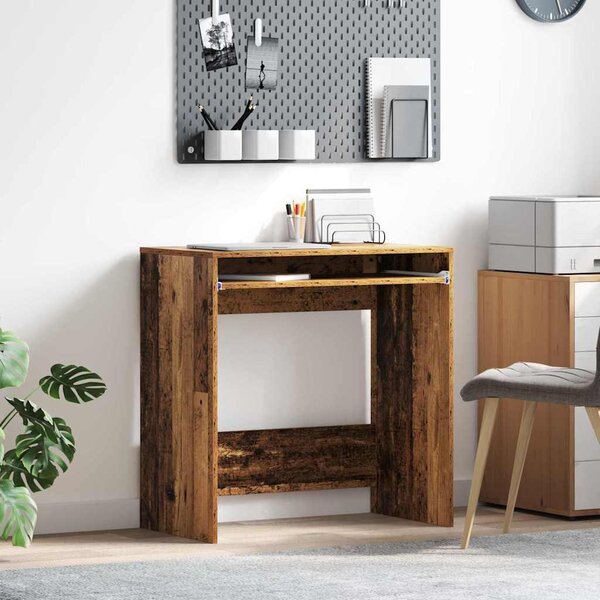 Maison Exclusive – písací stôl z recyklovaného dreva a drevených častíc, 77,5 x 43 x 79 cm