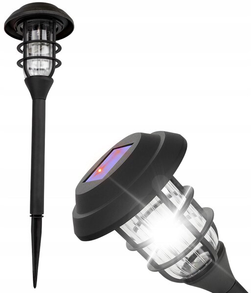 Vergionic 2375 Záhradná solárna lampa, 33 cm, 600 mAh, 6 ks