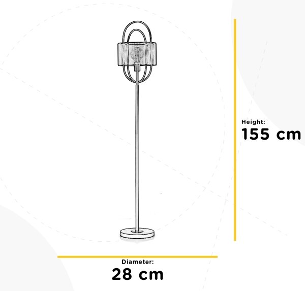 ONLI - Stojacia lampa QUOKKA 1xE27/22W/230V