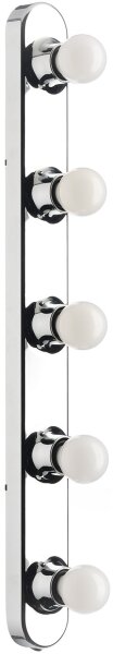 ONLI - Nástenné svietidlo HOLLYWOOD 5xE14/6W/230V chróm