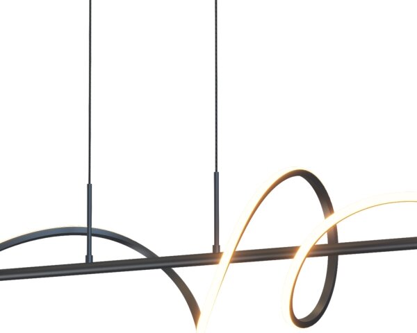 ONLI - LED Luster na lanku TWIST LED/30W/230V 4000K čierna