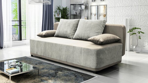 ROZKLADACIA POHOVKA, textil, krémová MID.YOU - Sedačky, Online Only