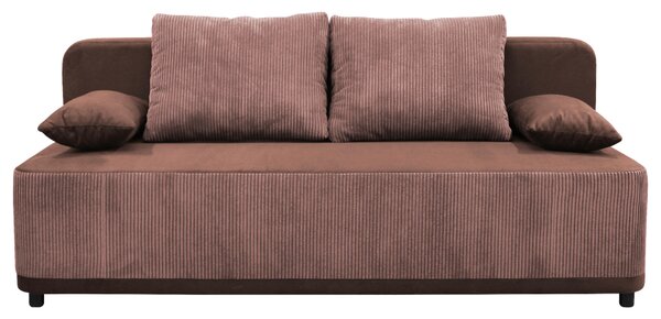 ROZKLADACIA POHOVKA, textil, koralová MID.YOU - Sedačky, Online Only