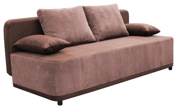 ROZKLADACIA POHOVKA, textil, koralová MID.YOU - Sedačky, Online Only
