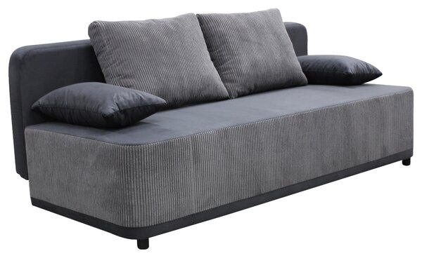 ROZKLADACIA POHOVKA, textil, sivá MID.YOU - Sedačky, Online Only