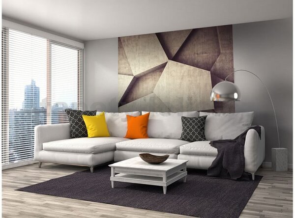 Vliesové fototapety, rozměr 225 cm x 250 cm, 3D geometrické tvary, DIMEX MS-3-0037