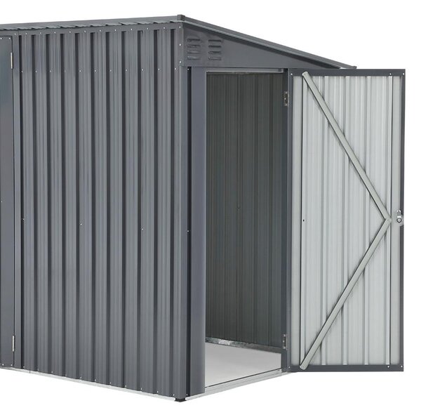 Záhradný domček na náradie Avenberg 2,43 × 1,12 m antracit