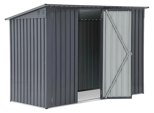 Záhradný domček na náradie Avenberg 2,43 × 1,12 m antracit
