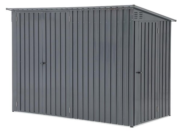 Záhradný domček na náradie Avenberg 2,43 × 1,12 m antracit