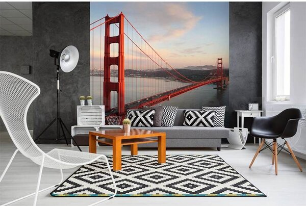 Vliesové fototapety, rozměr 225 cm x 250 cm, Golden Gate, DIMEX MS-3-0015
