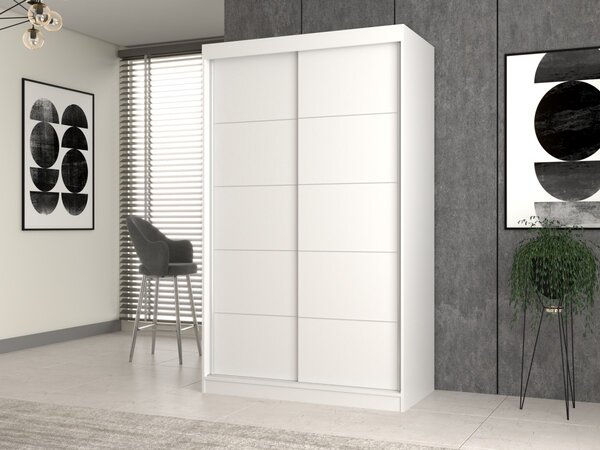 TP Living Šatníková skriňa IGA I 120 cm biela