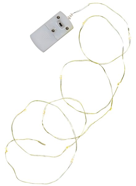 Svietiaci LED drôtik Brass String Dew Drop 1,1 m